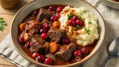 Nježna govedina u umaku od brusnice: recept koji će vas iznenaditi